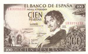 100 Pesetas 19.11.1965